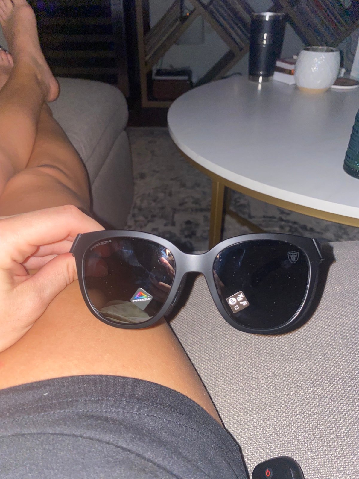 Oakley Sunglasses with Raiders Logo