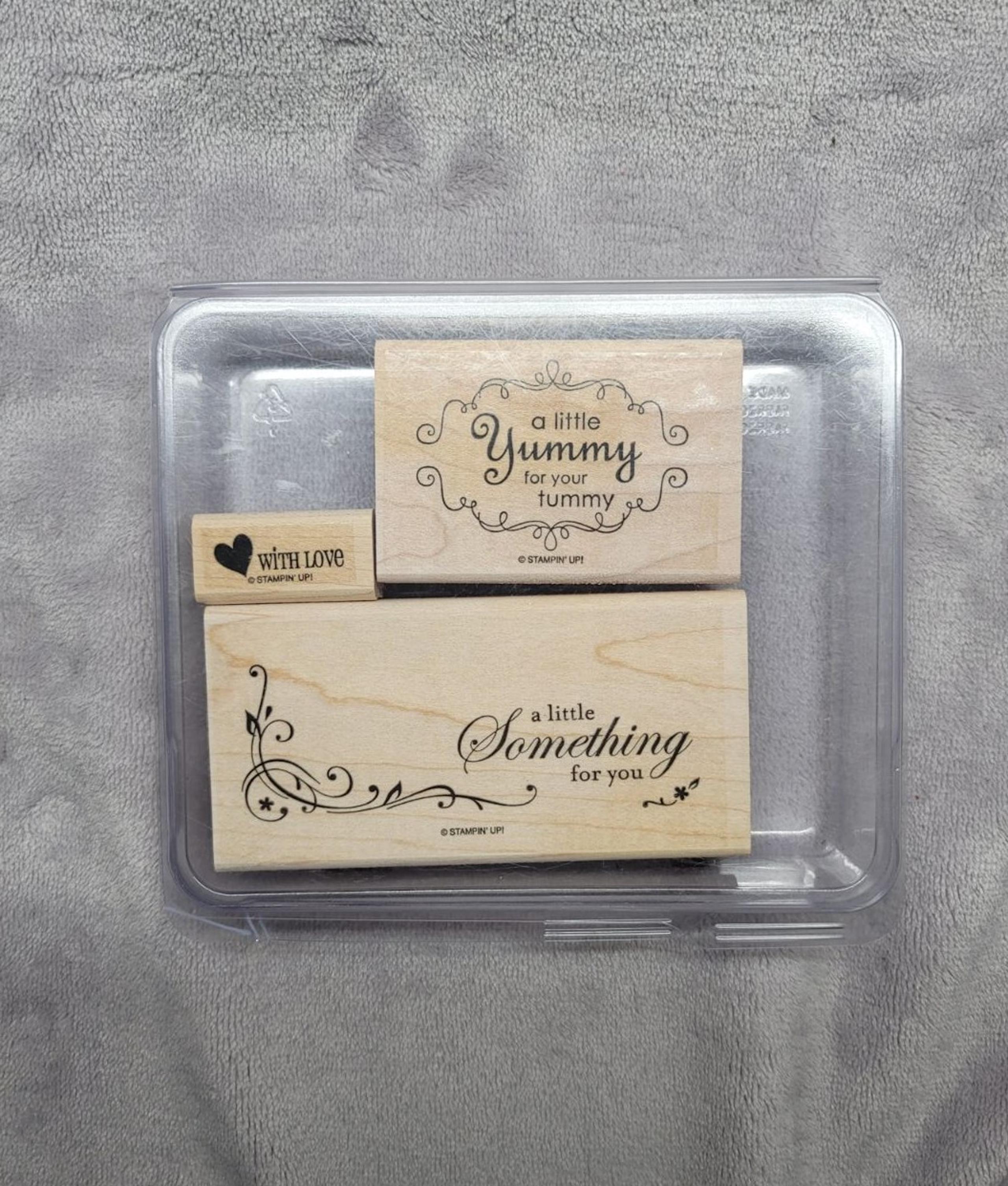 Stampin' up! Yummy set of three RETIRED