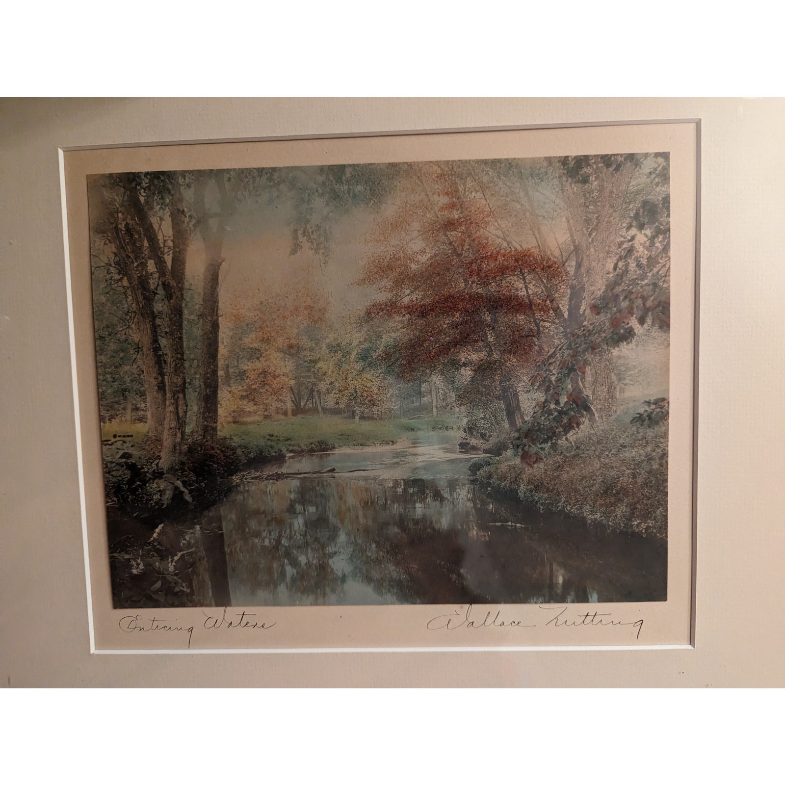 Enticing Waters by Wallace Nutting Art Print