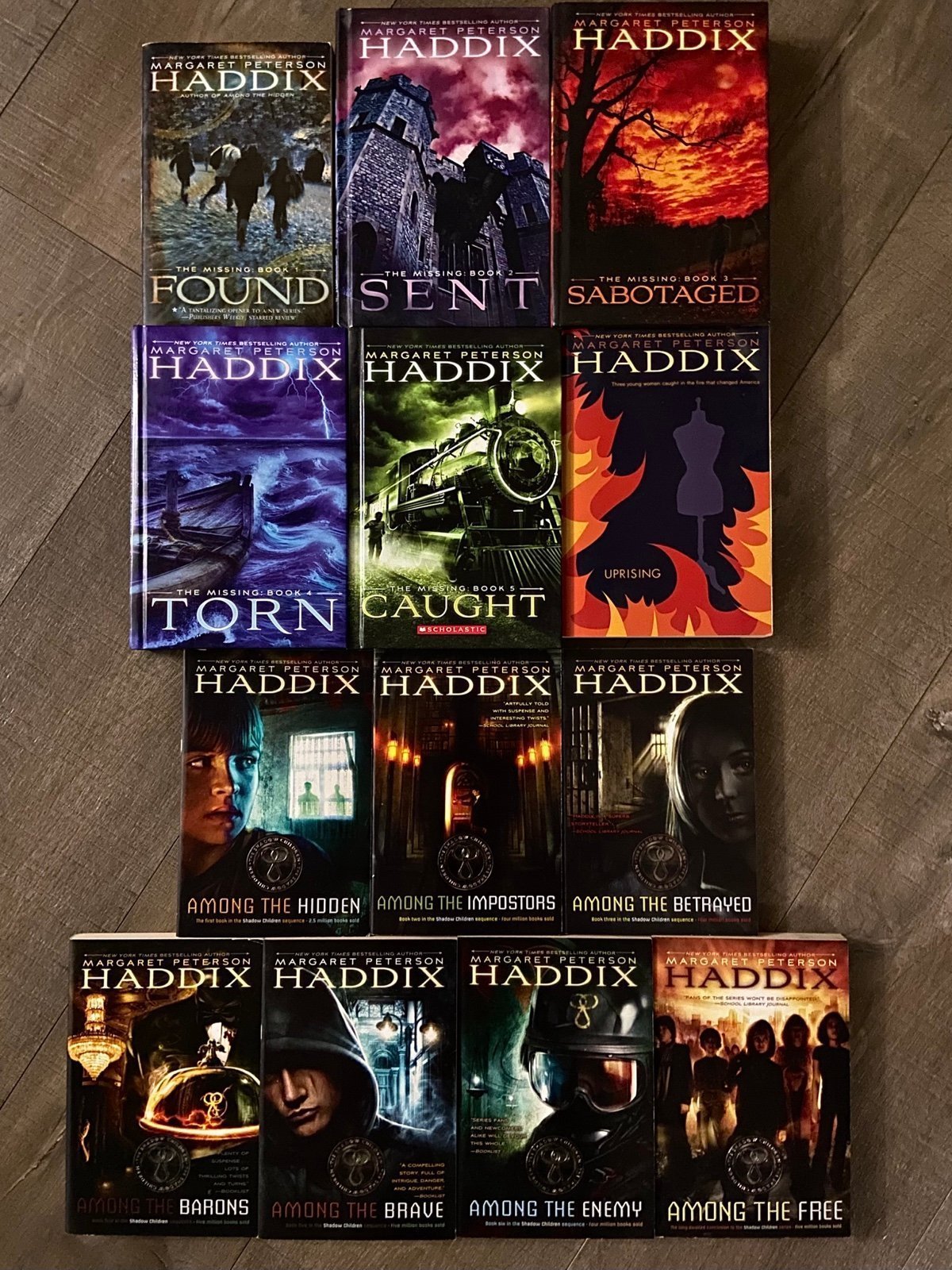 Lot of 11 Haddix Novels: The Shadow Children series, The Missing series, & more!