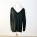 ATHLETA Hanover Merino V-Neck Oversized Sweater Dark Forest Green | Medium