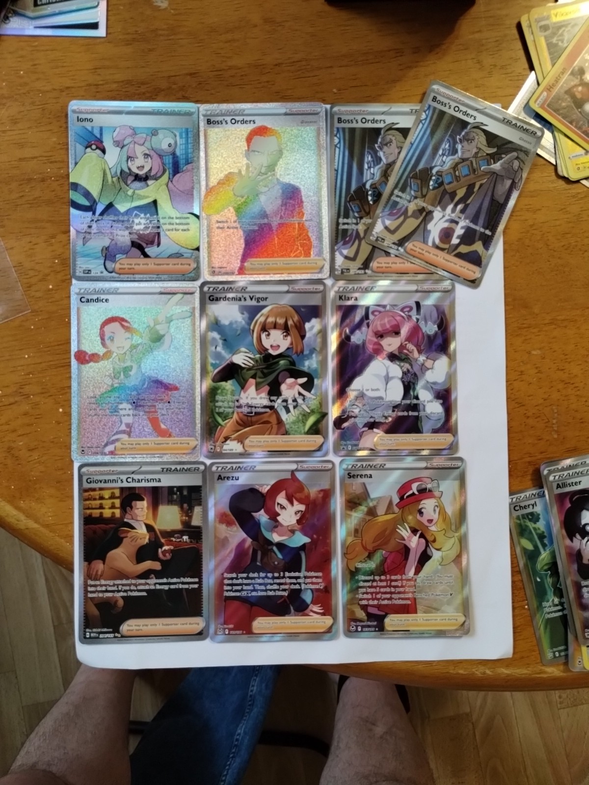 Pokemon full art trainer Lot