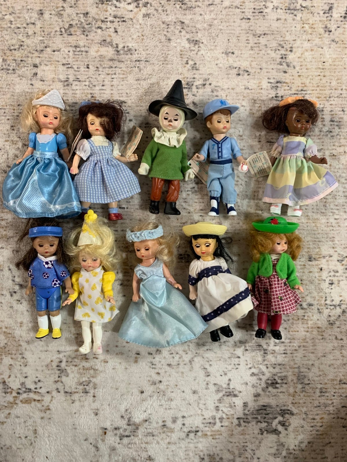Madame Alexander Small Dolls Lot of 10 Vintage Size 5 Inch
