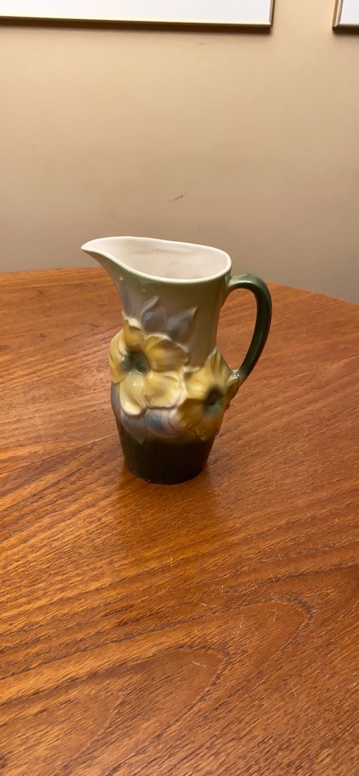 VTG Royal Copley flower pitcher