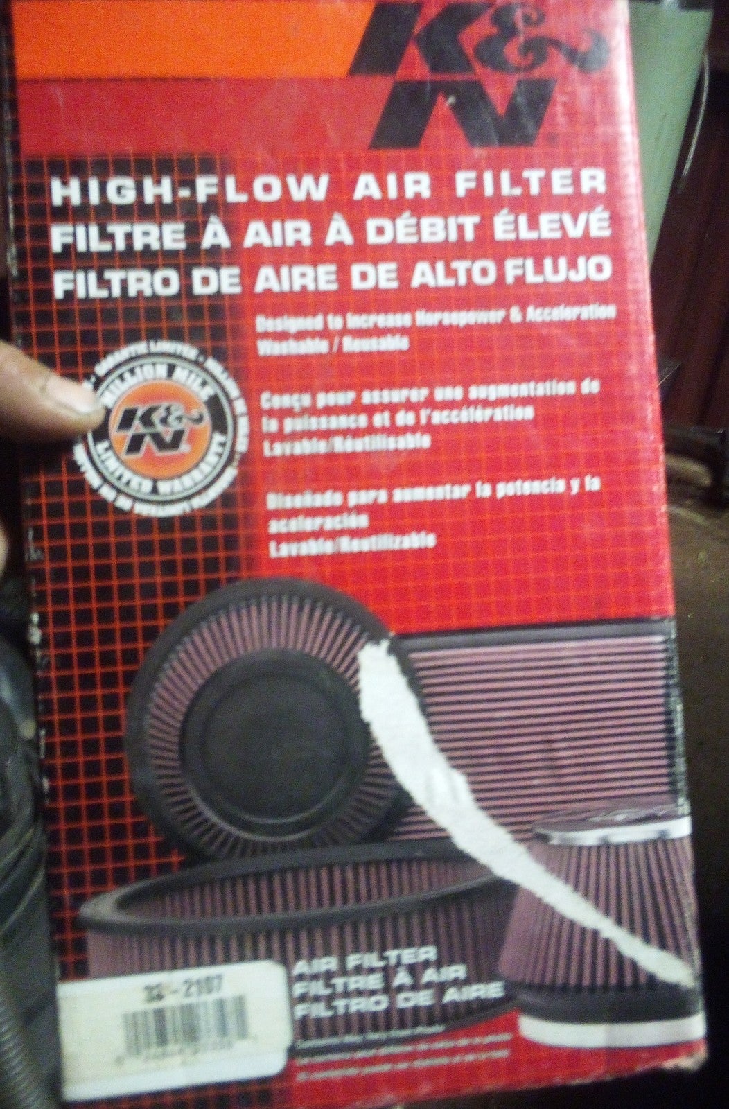 High performance air filter