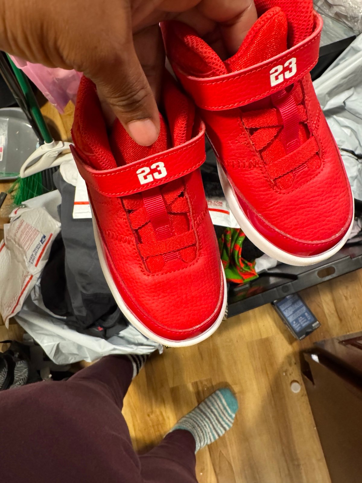 Jordan kid 10c red unisex