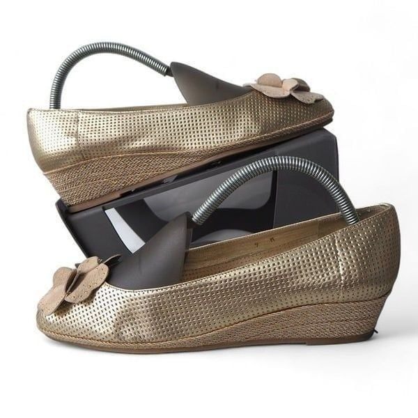 Sesto Meucci Gold Flower Espadrilles Wedge Slip-on Heels Women's 9M