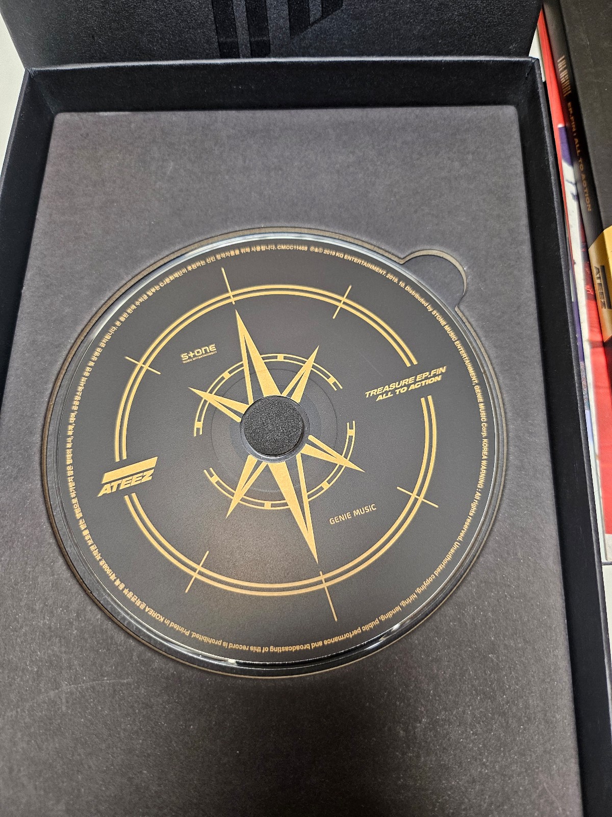 Ateez Treasure EP.Fin All to Action Album - Black