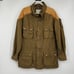 Tan Vintage Orvis Leather-trim Fishing Field Jacket Hunting Filed Coat Mens Larg