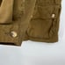 Tan Vintage Orvis Leather-trim Fishing Field Jacket Hunting Filed Coat Mens Larg