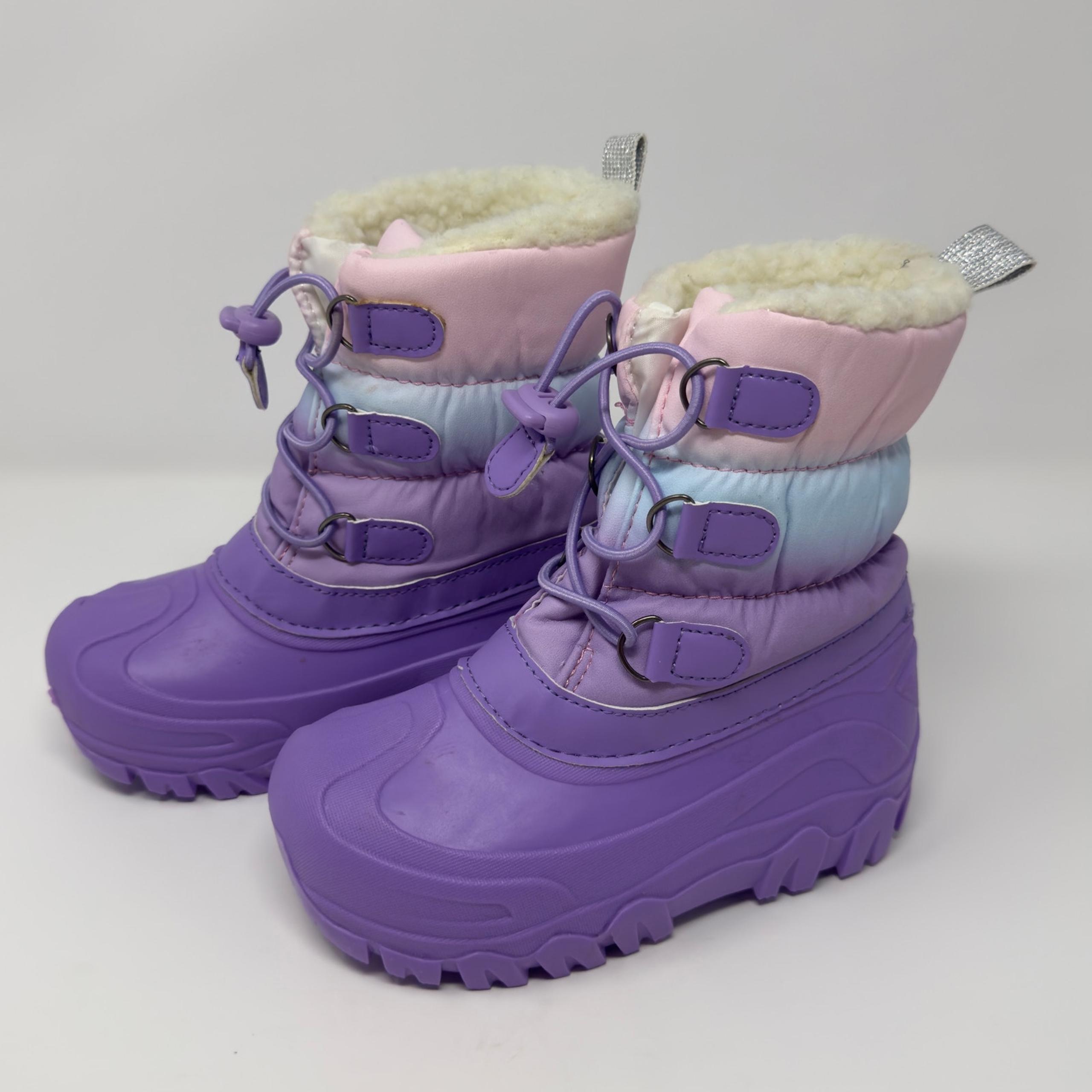 Members Mark Toddler Purple Boots girls Size 11/12