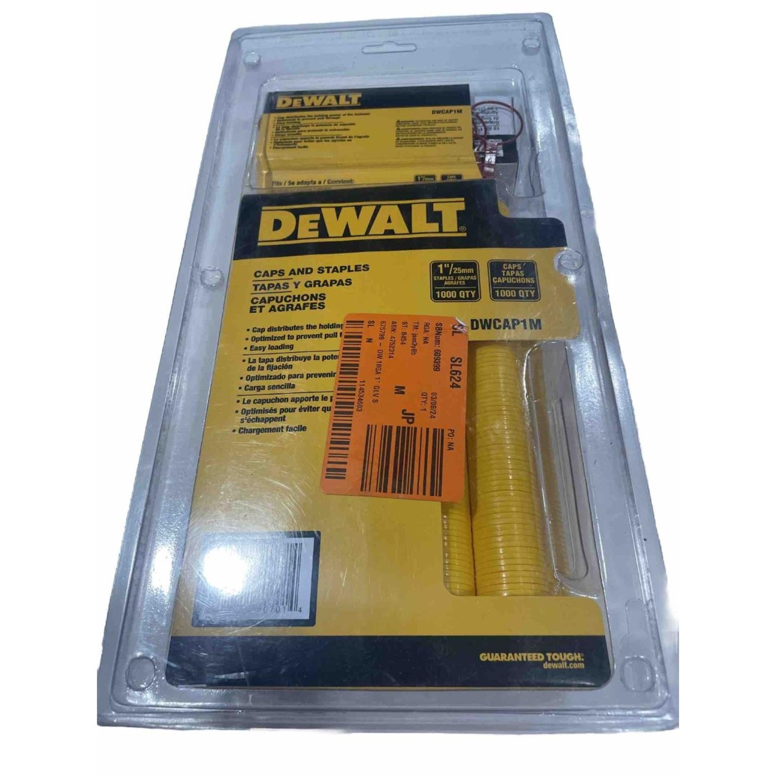 DEWALT 18-Gauge 1 in. Crown Staples New