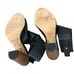 Vince Black Open Toe Heels with ankle strap Women’s size 9.5M