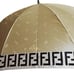 FENDI Fendi Folding Umbrella Zucca Pattern Gold Fendi