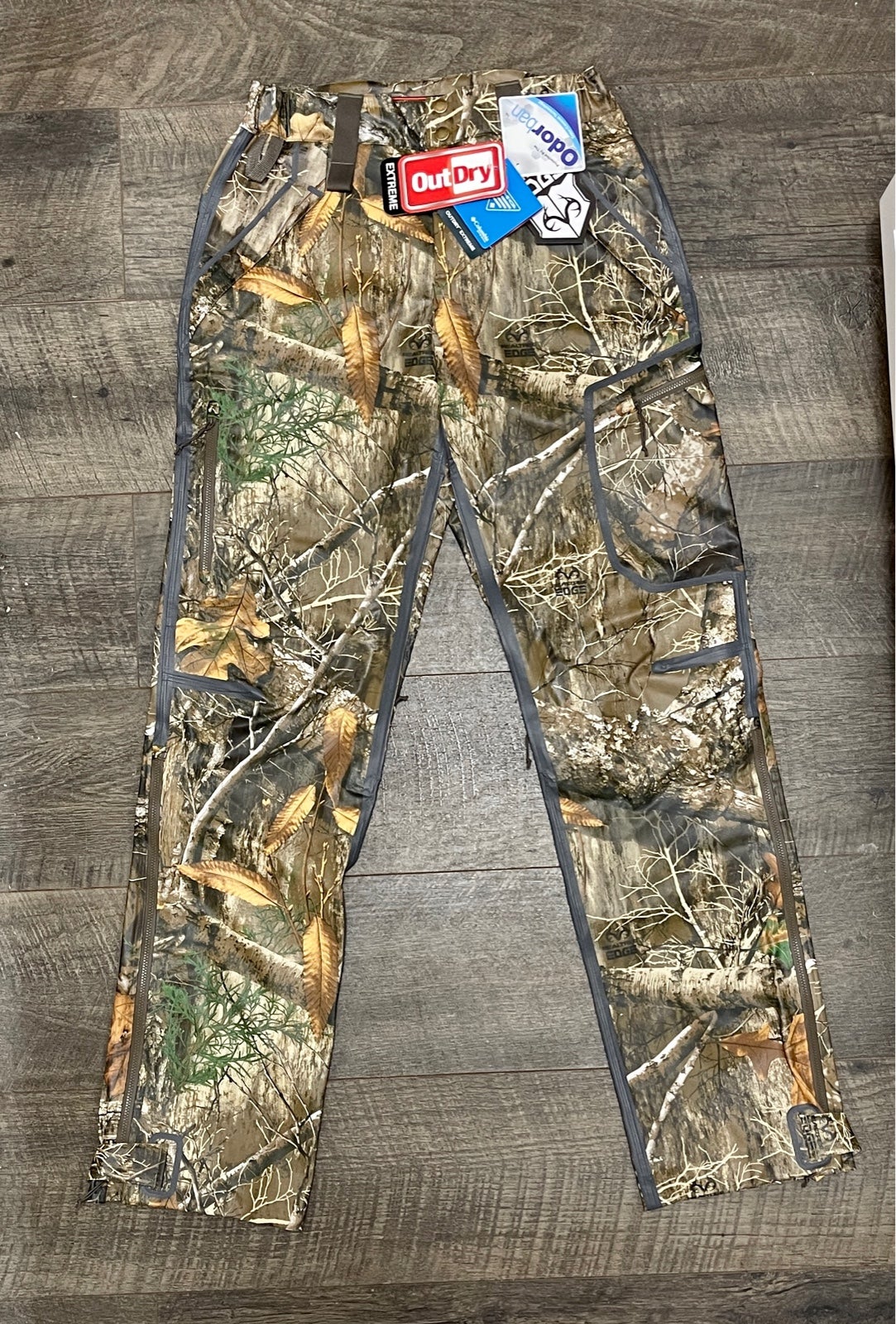 NWT Columbia PHG Outdry Extreme Camouflage Hunting Pants Mens Size XS - 34