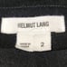 Helmut Lang cropped wool/silk blouse jacket w/sheer pattern sleeves/cutout sz 2