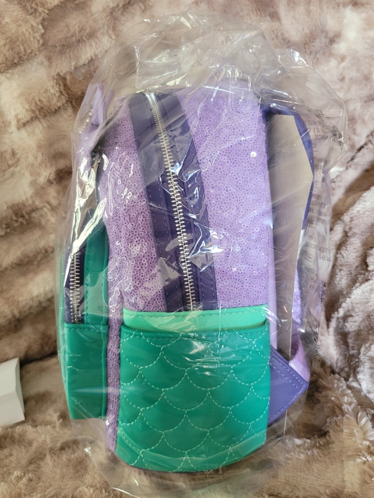 Loungefly Disney Little Mermaid Sequin sales Collection Ariel Mini Backpack