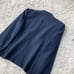 Theory No-Collar Jacket Pantsuit Navy Setup