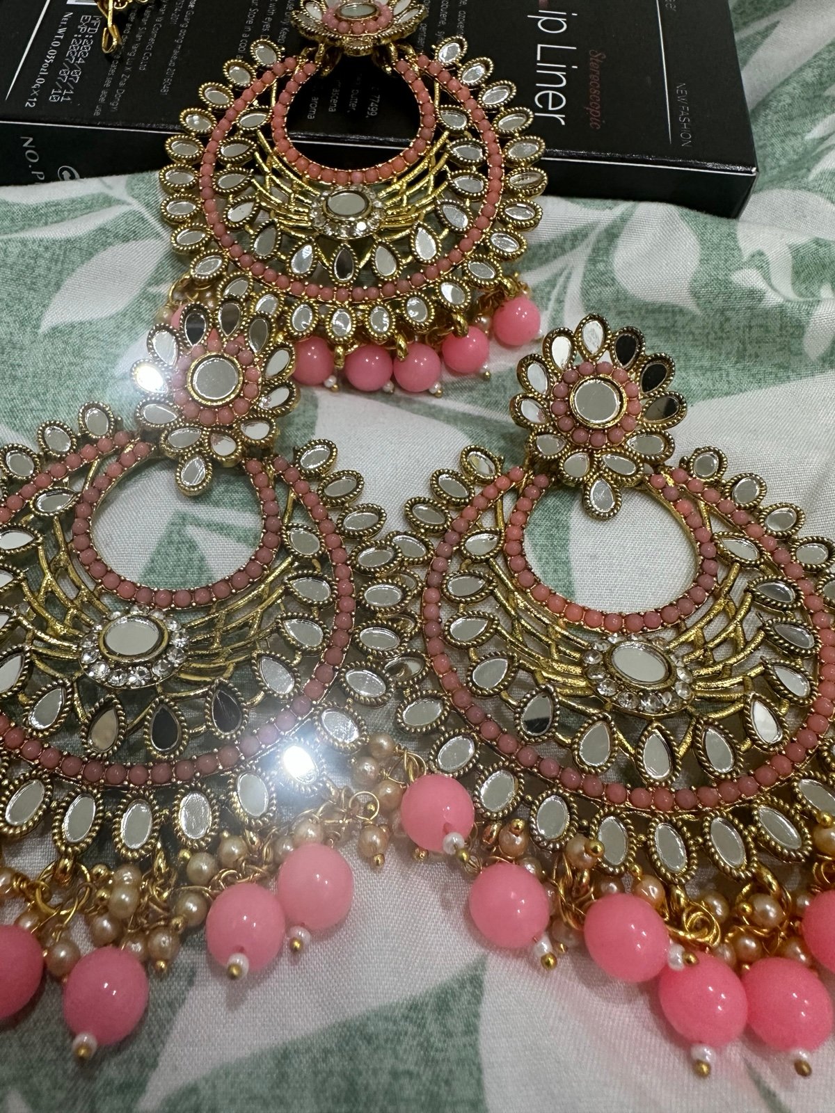 Earrings and tikka set