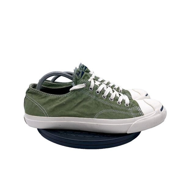 Converse Unisex Jack Purcell Ox Green Casual Shoes Sneakers Size M 11 W12.5