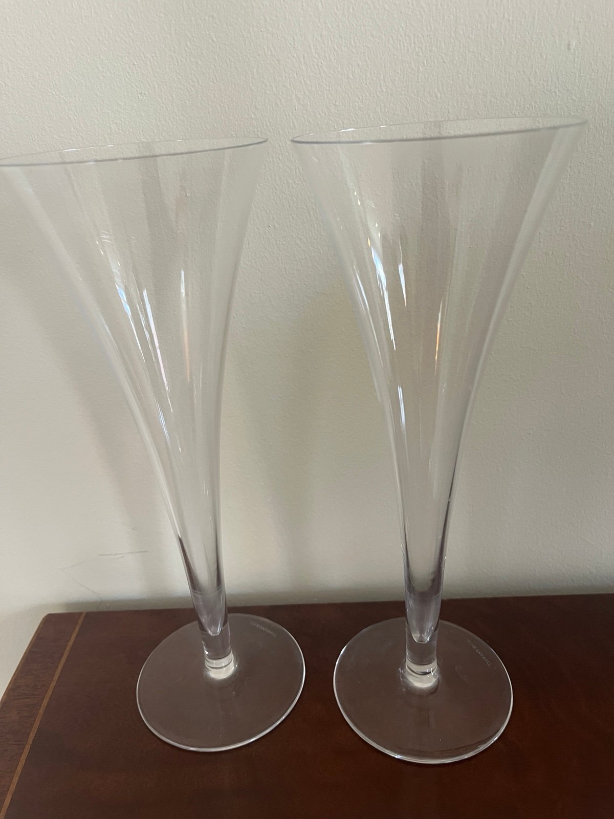 Tiffany and co. Champagne flutes set