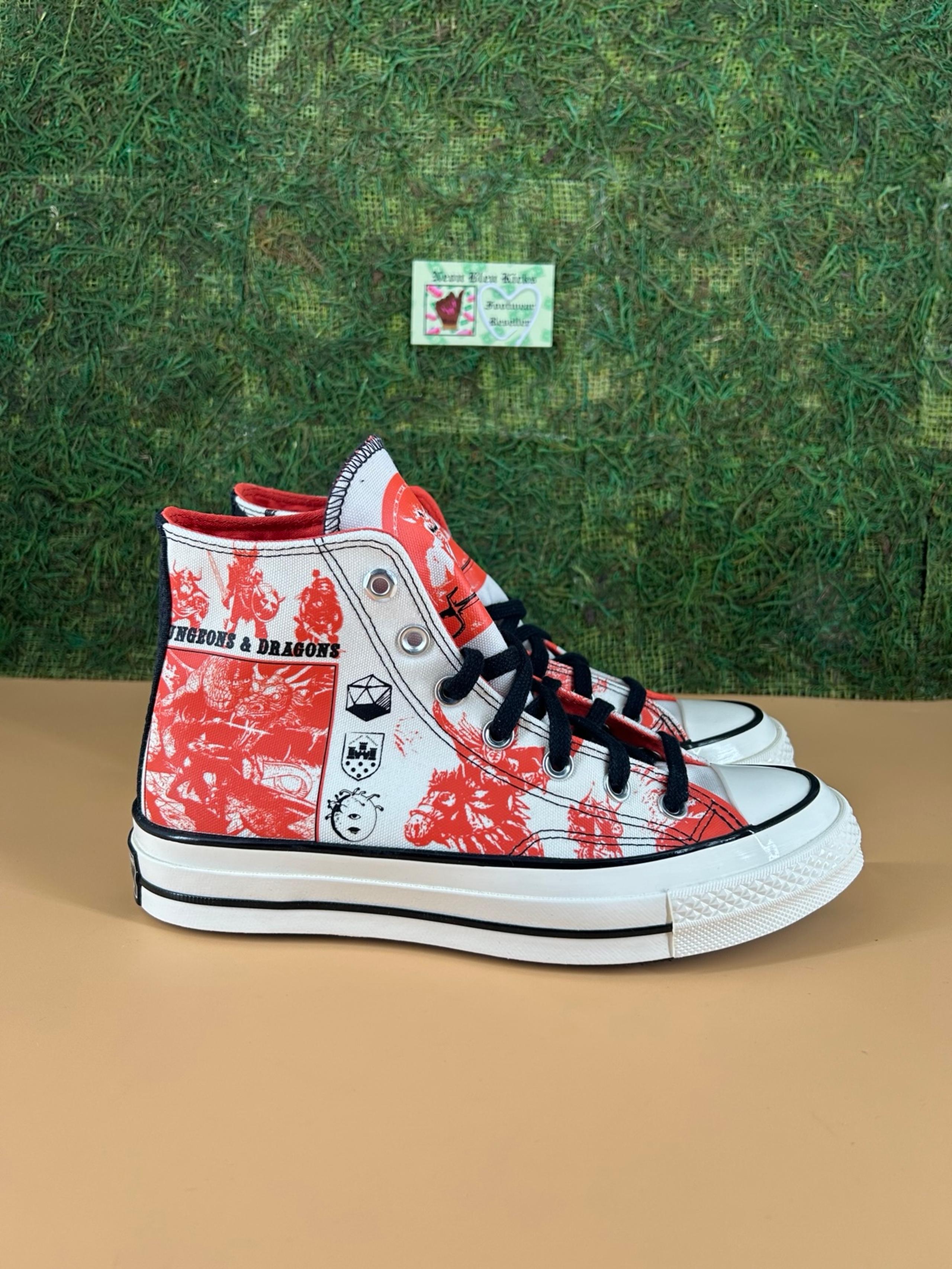 Converse x Dungeons & Dragons Chuck 70 High-Top Sneaker - Egret / Black / Multi