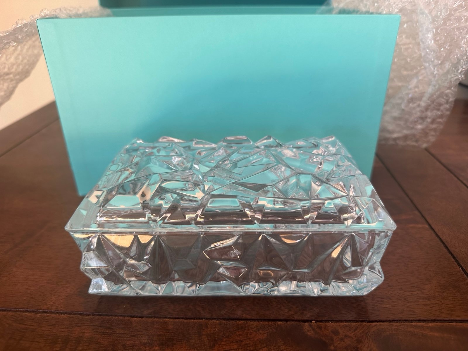 TIFFANY＆Co ティファニー ジュエリーケース クリスタル ガラス