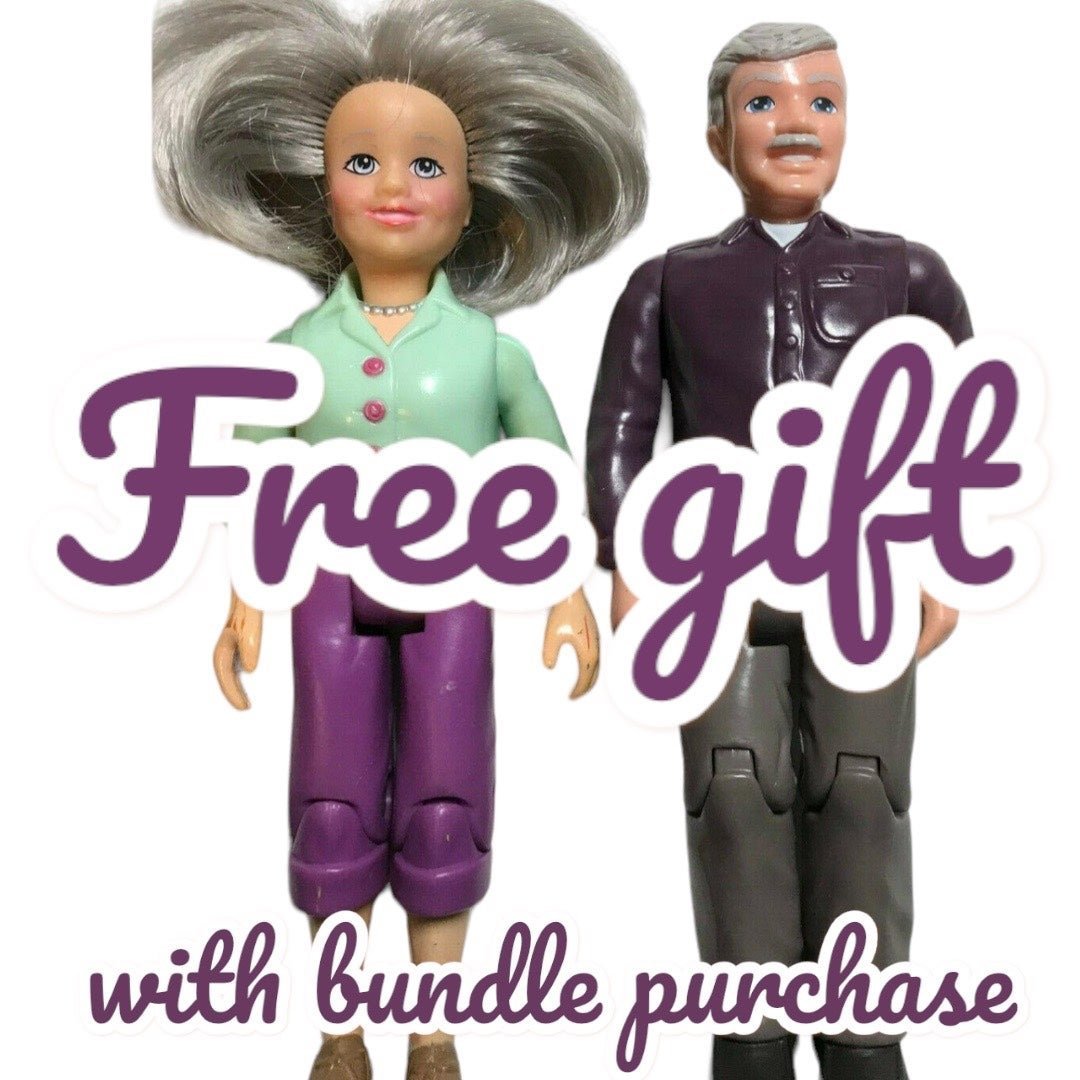 FISHER PRICE LOVING FAMILY GRANDPARENTS DOLLS
