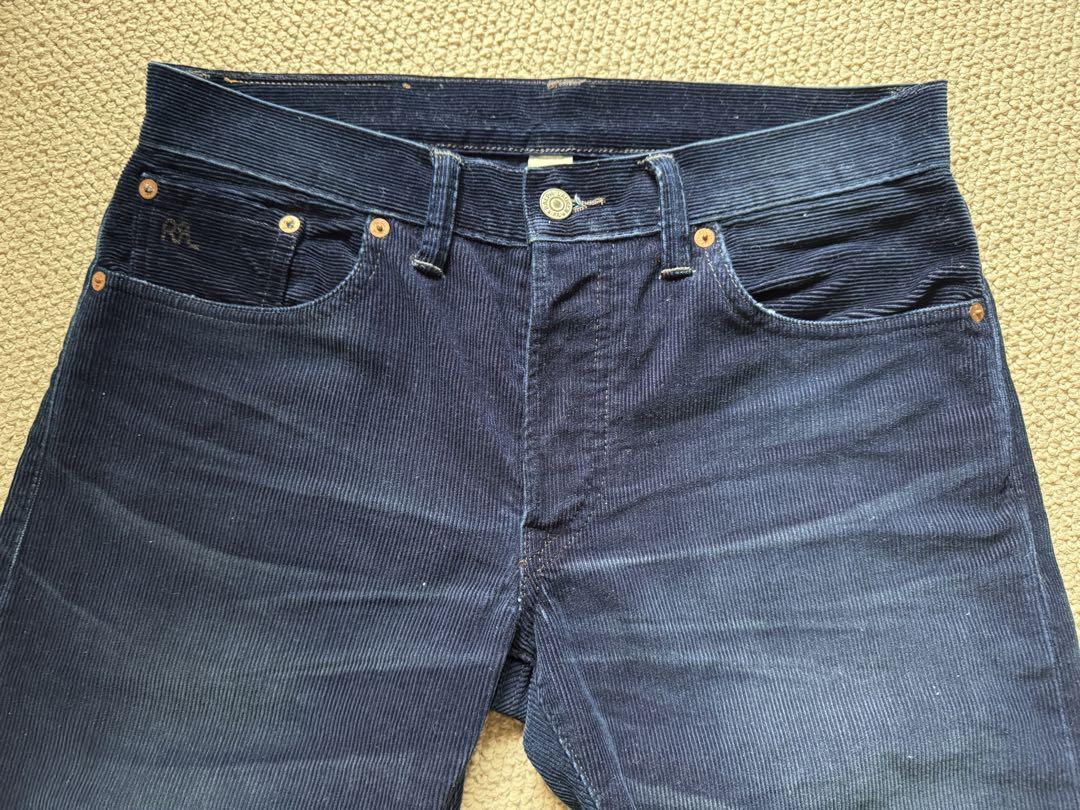 RRL Corduroy Pants 30x30 Excellent Condition Navy Ralph Lauren