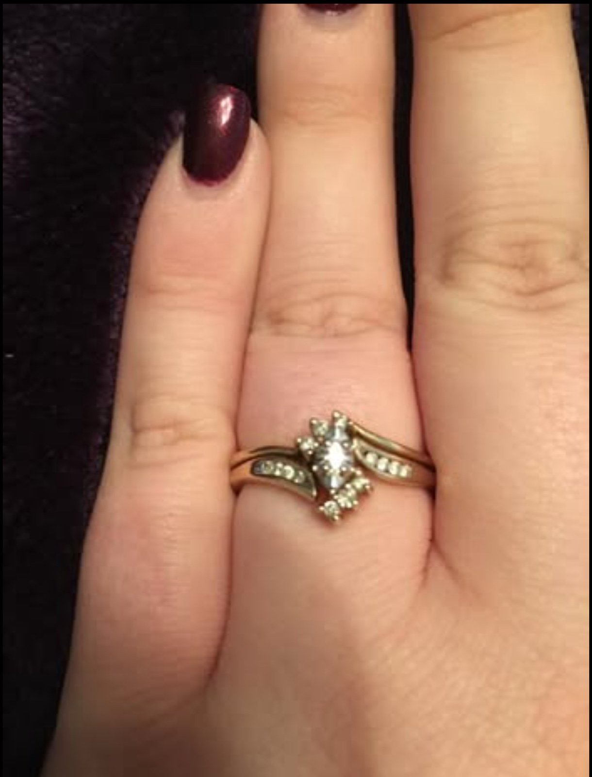 Kay jewelers engagement ring and wedding band