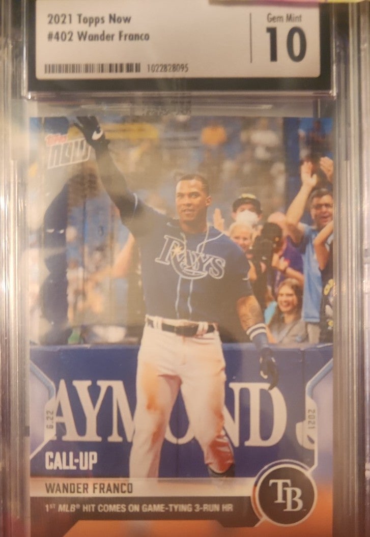 Wander Franco GEM MINT 10 2021 #402 CALL UP TO THE MAJORS