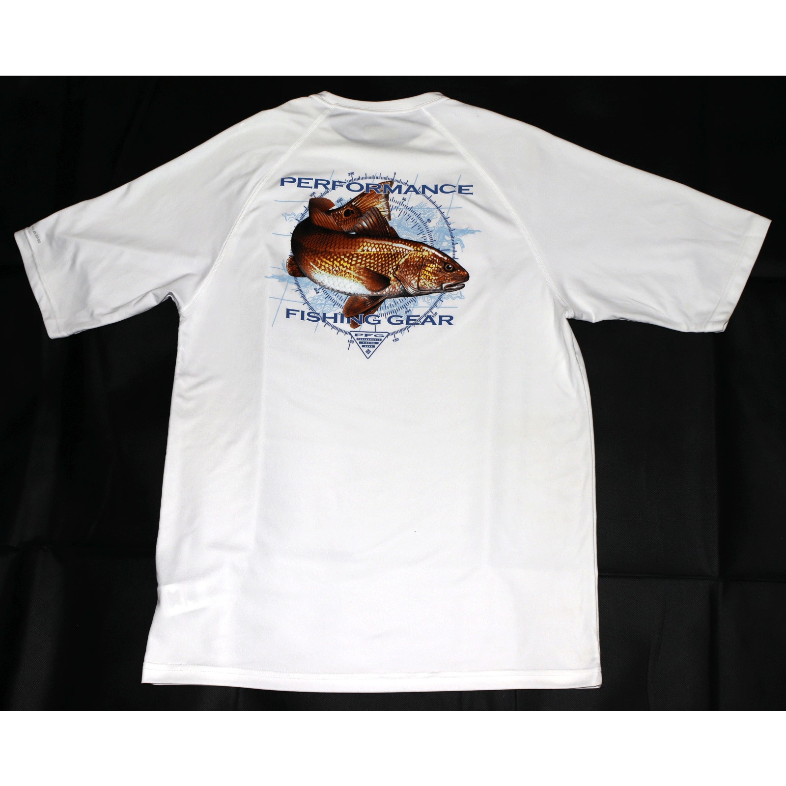 Columbia PFG Men's Short Sleeve Crew Neck Fishing T Shirt Size Medium M
