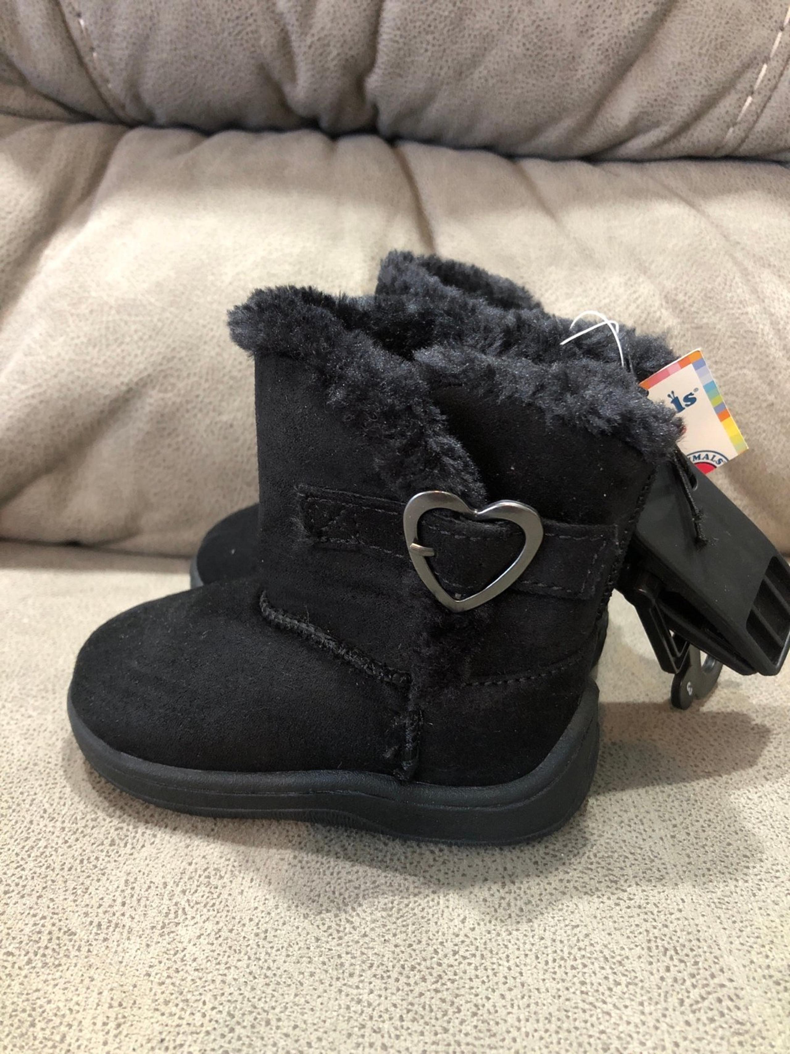 GARANIMALS Toddler Girls Black Boots Size 3