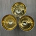 MJK Handicrafts Set Of 4 Gold-Plated Wine Goblets With Etched Floral Design