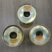 MJK Handicrafts Set Of 4 Gold-Plated Wine Goblets With Etched Floral Design