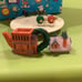 Enesco Rudolph and The Island of Misfit Toys Mini Tea Set