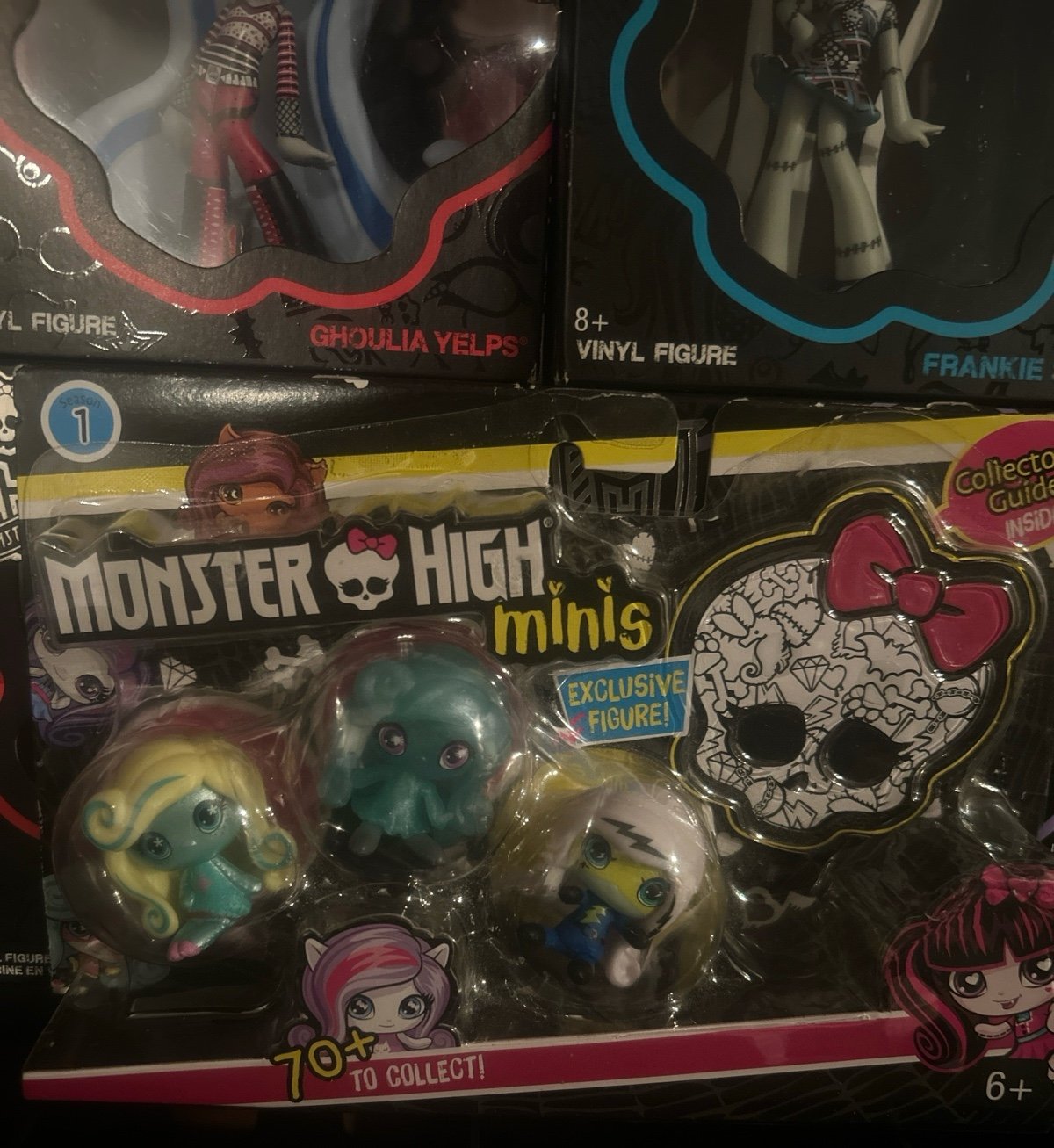 Monster high minis 3 figure pack frankie stein lagoona blue