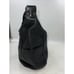 Eileen Fisher Purse Womens Black Leather Fold Over Satchel Shoulder Dust Bag