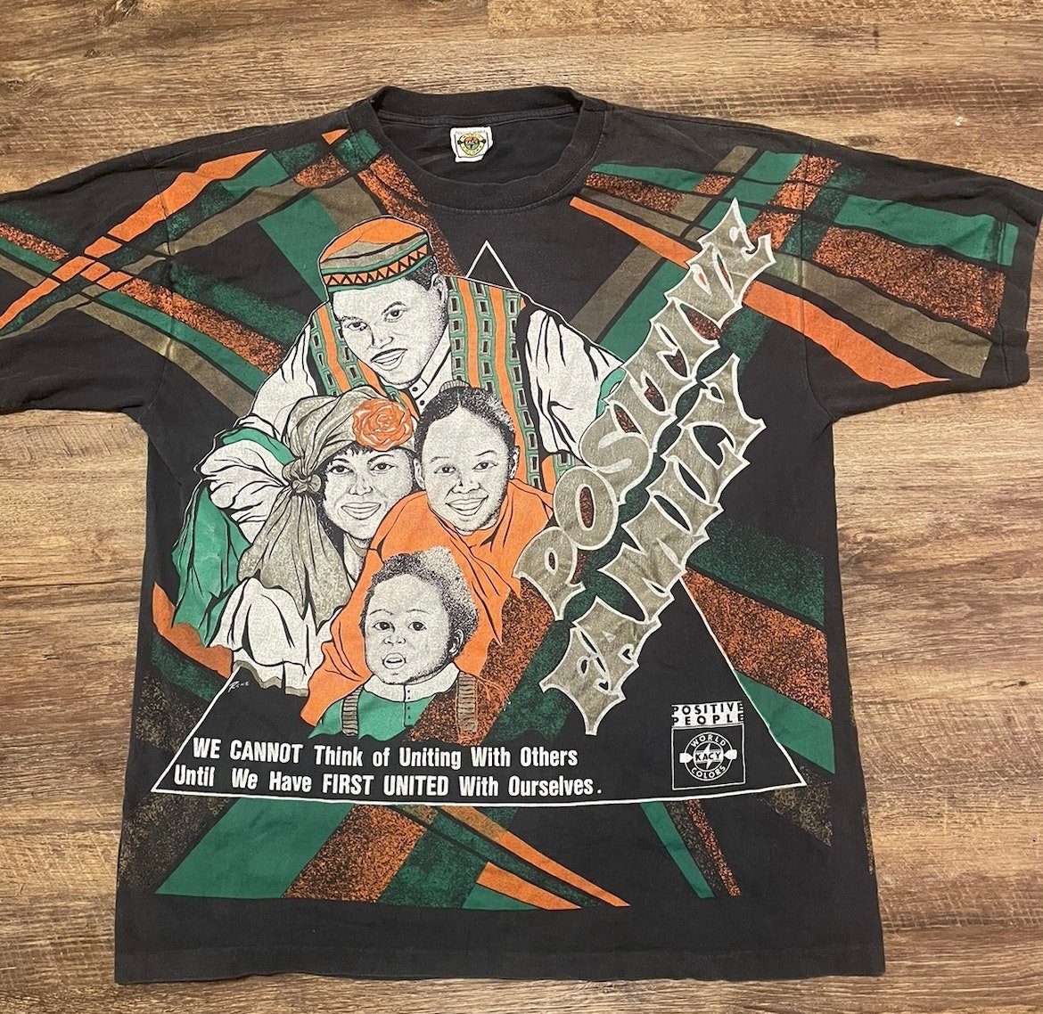 Vintage Positve Kacy Colors AOP Double Sided Shirt