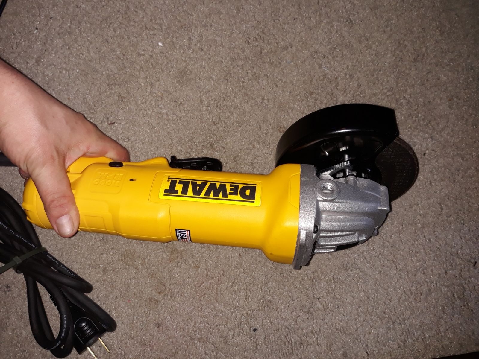 DeWalt angle grinder