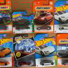 Lot Of 12 Tesla Hot Wheels & Matchbox