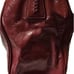 Antonio Melani Large Pebbled Leather Red Hand Bag Gold Accents