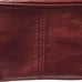 Antonio Melani Large Pebbled Leather Red Hand Bag Gold Accents