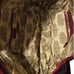 Antonio Melani Large Pebbled Leather Red Hand Bag Gold Accents