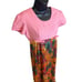 De Lum’s Vintage Maxi Short Sleeved Round Neck Floral Skirt Dress