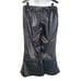 Heidi Hess Black Vegan Leather Bell Bottom Flare Pants