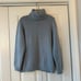 Riccardo Piacenza turtleneck blue cashmere sweater