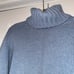 Riccardo Piacenza turtleneck blue cashmere sweater