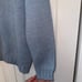 Riccardo Piacenza turtleneck blue cashmere sweater