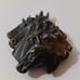 Vintage 1976 Brass Horse Belt Buckle Bergamont E144 2.25” Wide Rare Great Cond.